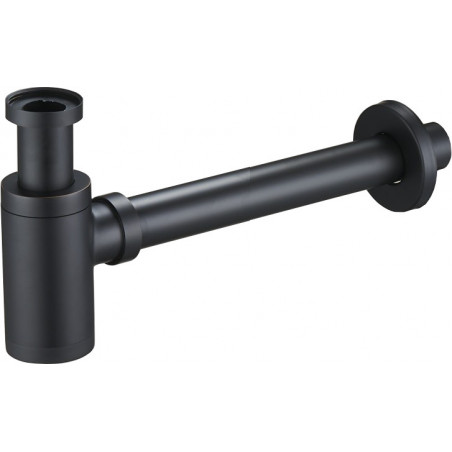 Mexen Waschbecken-Halbsiphon rund, schwarz antik - 79950-79