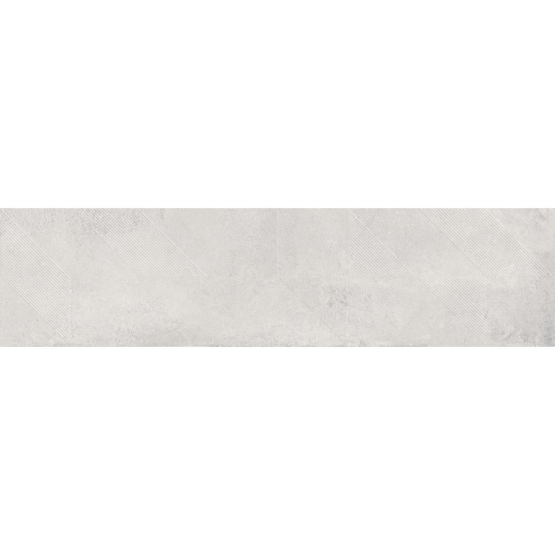 Mexen Lassa Spiga Bianco glasiertes Steinzeug rekt. G1, Wandfliese 120 x 30 cm, matt - TL705-120-030-52