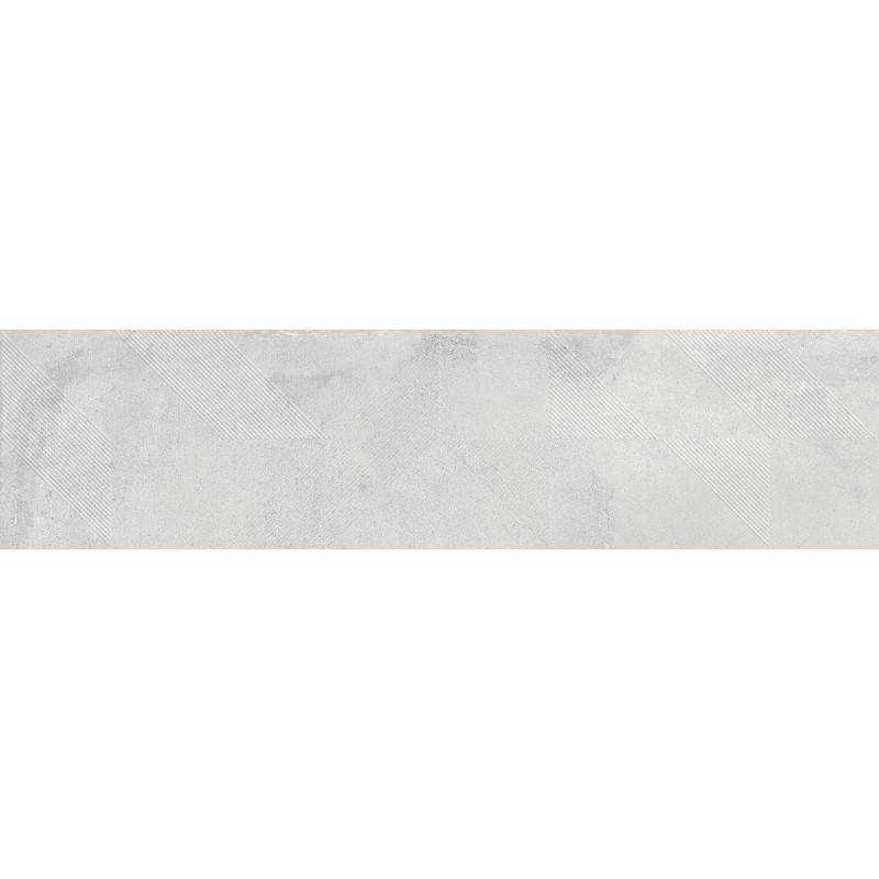 Mexen Lassa Spiga Bianco glasiertes Steinzeug rekt. G1, Wandfliese 120 x 30 cm, matt - TL705-120-030-52