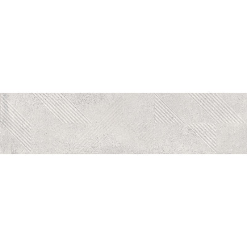 Mexen Lassa Spiga Bianco glasiertes Steinzeug rekt. G1, Wandfliese 120 x 30 cm, matt - TL705-120-030-52