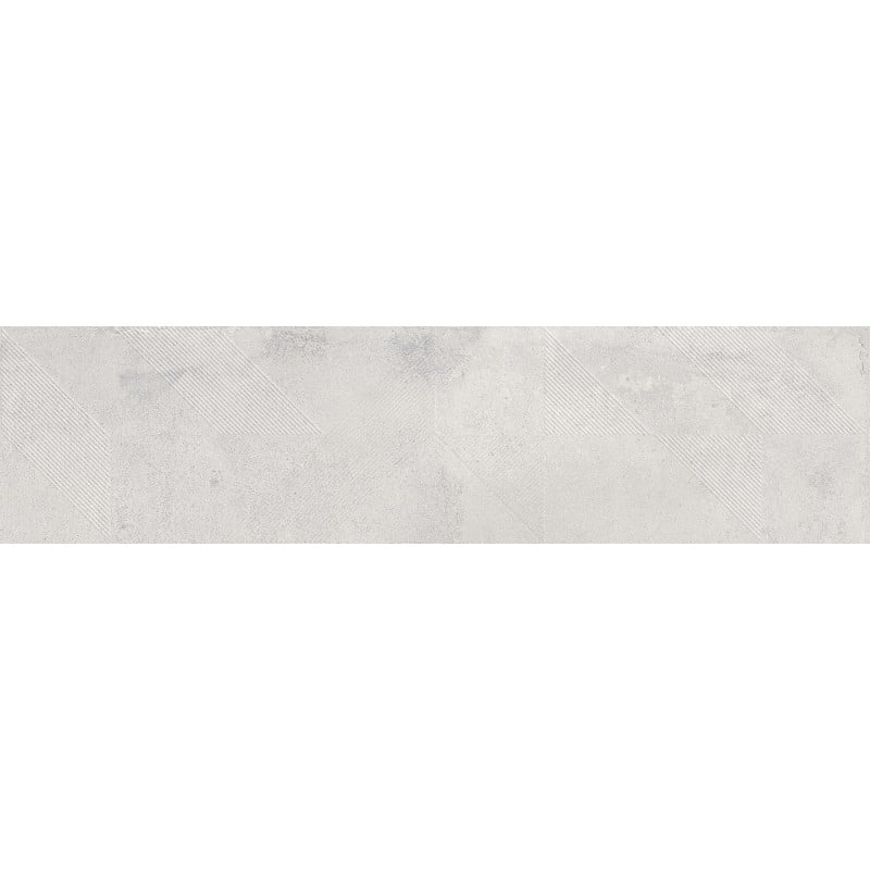 Mexen Lassa Spiga Bianco glasiertes Steinzeug rekt. G1, Wandfliese 120 x 30 cm, matt - TL705-120-030-52