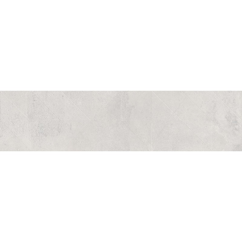 Mexen Lassa Spiga Bianco glasiertes Steinzeug rekt. G1, Wandfliese 120 x 30 cm, matt - TL705-120-030-52