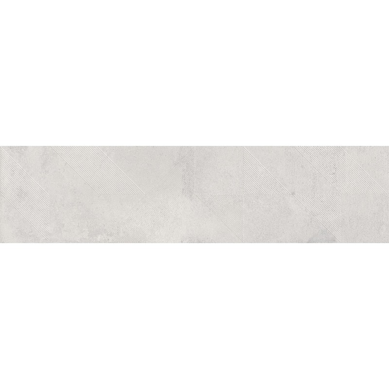 Mexen Lassa Spiga Bianco glasiertes Steinzeug rekt. G1, Wandfliese 120 x 30 cm, matt - TL705-120-030-52