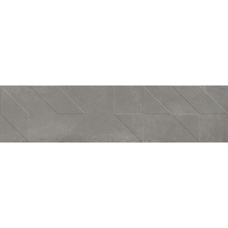 Mexen Lassa Spiga Steel glasiertes Feinsteinzeug rekt. G1, Wandfliese 120 x 30 cm, matt - TL705-120-030-53
