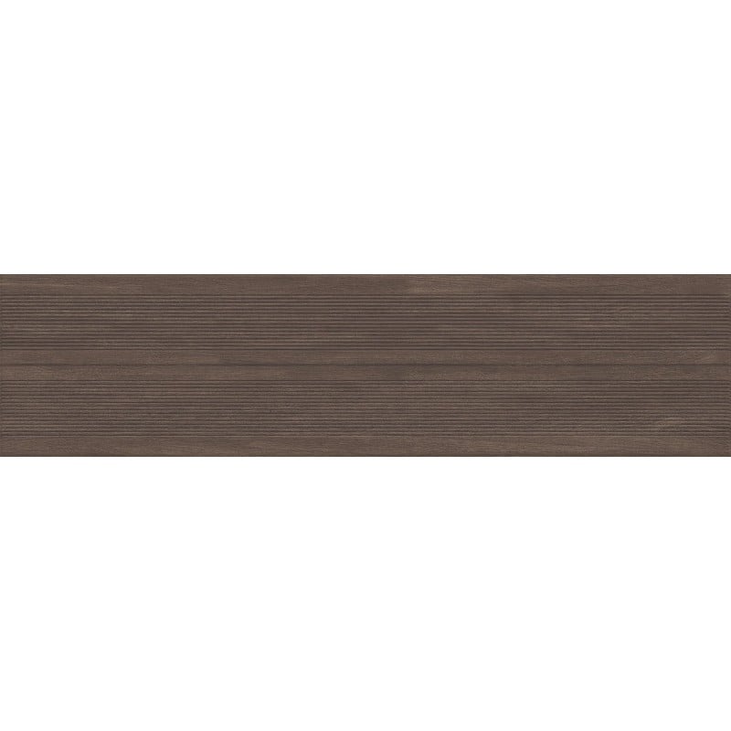 Mexen Prestige Wood Coffee glasiertes Feinsteinzeug rekt. G1, holzähnliche Wandfliese 120 x 30 cm, matt - TL706-120-030-51