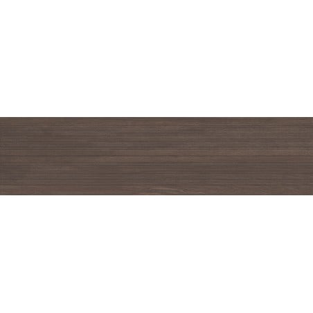 Mexen Prestige Wood Coffee glasiertes Feinsteinzeug rekt. G1, holzähnliche Wandfliese 120 x 30 cm, matt - TL706-120-030-51