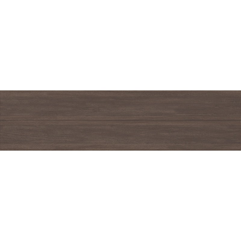 Mexen Prestige Wood Coffee glasiertes Feinsteinzeug rekt. G1, holzähnliche Wandfliese 120 x 30 cm, matt - TL706-120-030-51