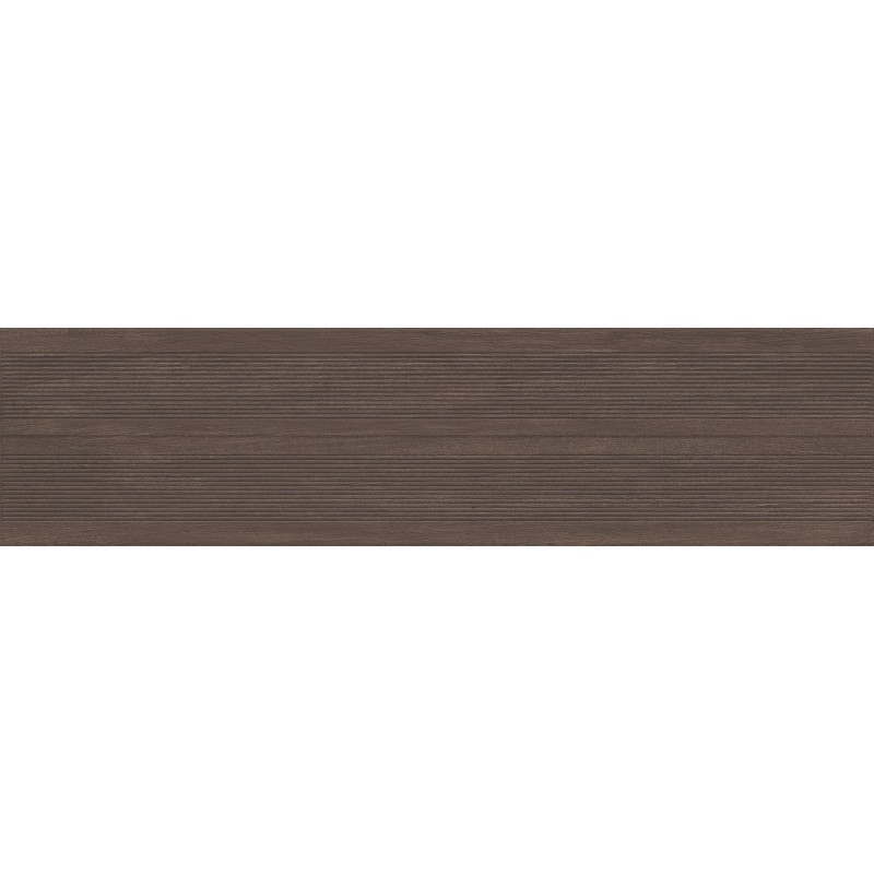 Mexen Prestige Wood Coffee glasiertes Feinsteinzeug rekt. G1, holzähnliche Wandfliese 120 x 30 cm, matt - TL706-120-030-51