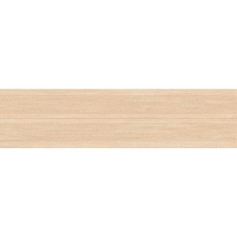 Mexen Prestige Wood Crema glasiertes Feinsteinzeug rekt. G1, holzähnliche Wandfliese 120 x 30 cm, matt - TL706-120-030-52