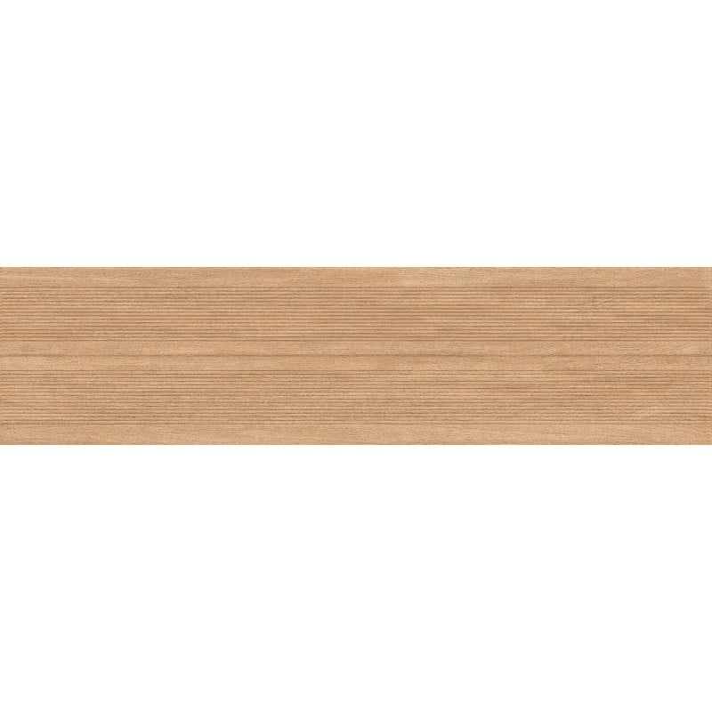 Mexen Prestige Wood Honey glasiertes Feinsteinzeug rekt. G1, holzähnliche Wandfliese 120 x 30 cm, matt - TL706-120-030-53