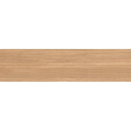 Mexen Prestige Wood Honey glasiertes Feinsteinzeug rekt. G1, holzähnliche Wandfliese 120 x 30 cm, matt - TL706-120-030-53