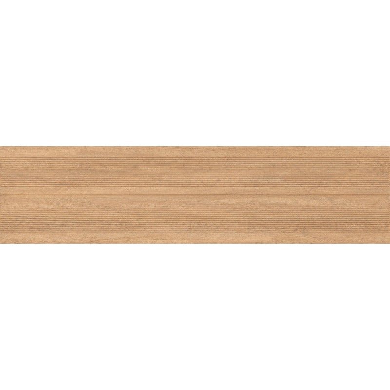 Mexen Prestige Wood Honey glasiertes Feinsteinzeug rekt. G1, holzähnliche Wandfliese 120 x 30 cm, matt - TL706-120-030-53