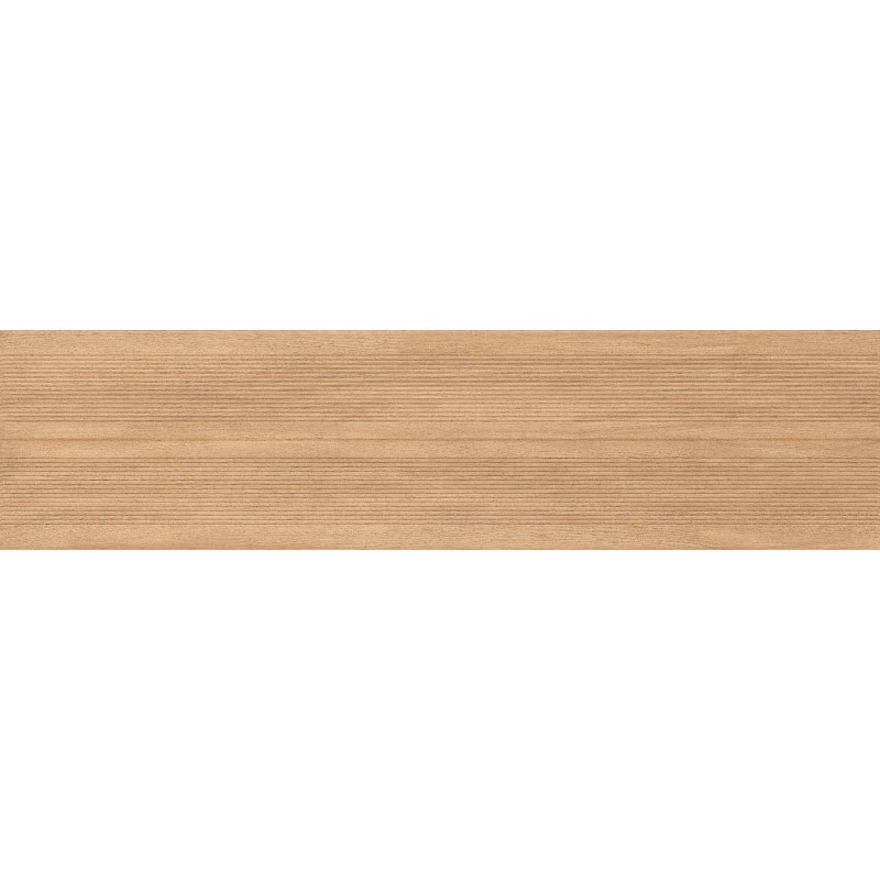 Mexen Prestige Wood Honey glasiertes Feinsteinzeug rekt. G1, holzähnliche Wandfliese 120 x 30 cm, matt - TL706-120-030-53