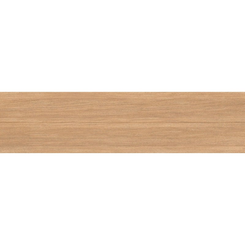 Mexen Prestige Wood Honey glasiertes Feinsteinzeug rekt. G1, holzähnliche Wandfliese 120 x 30 cm, matt - TL706-120-030-53