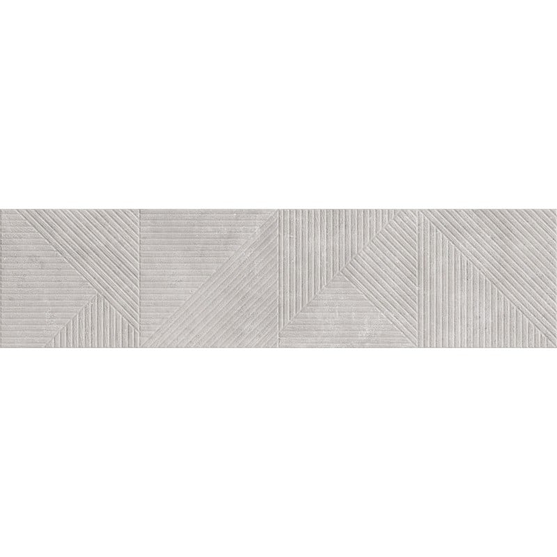 Mexen Magnifica Avenue Gris glasiertes Feinsteinzeug rek. G1, Wandfliese 120 x 30 cm, matt - TL707-120-030-50