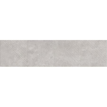 Mexen Magnifica Avenue Gris glasiertes Feinsteinzeug rek. G1, Wandfliese 120 x 30 cm, matt - TL707-120-030-50