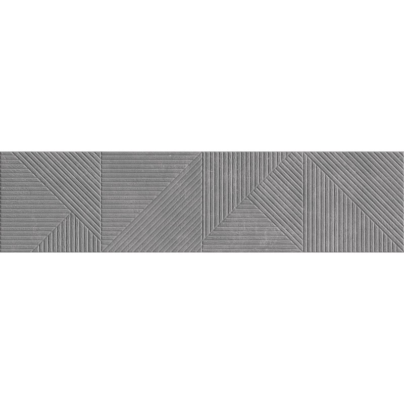Mexen Magnifica Avenue Nero glasiertes Steingut rektifiziert. G1, Wandfliese 120 x 30 cm, matt - TL707-120-030-51