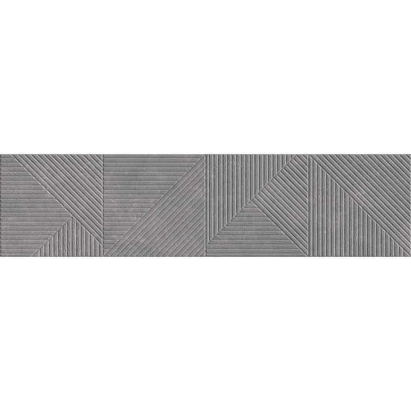 Mexen Magnifica Avenue Nero glasiertes Steingut rektifiziert. G1, Wandfliese 120 x 30 cm, matt - TL707-120-030-51