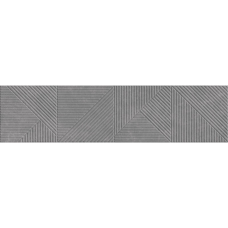 Mexen Magnifica Avenue Nero glasiertes Steingut rektifiziert. G1, Wandfliese 120 x 30 cm, matt - TL707-120-030-51