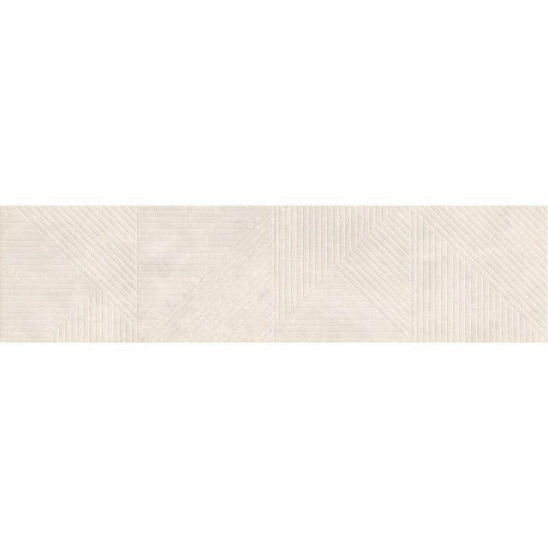 Mexen Magnifica Avenue Talc glasiertes Feinsteinzeug rekt. G1, Wandfliese 120 x 30 cm, matt - TL707-120-030-52