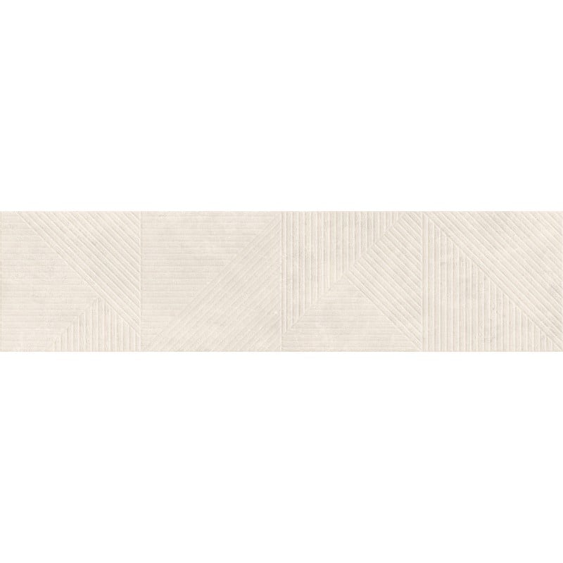 Mexen Magnifica Avenue Talc glasiertes Feinsteinzeug rekt. G1, Wandfliese 120 x 30 cm, matt - TL707-120-030-52