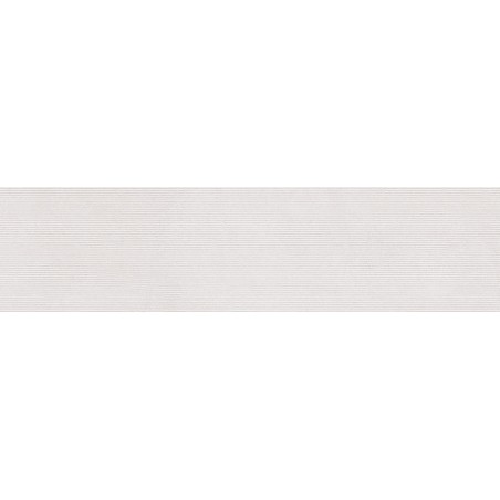 Mexen Oryol Liner White glasiertes rektifiziertes Feinsteinzeug G1, Wandfliese 120 x 30 cm, geschnitzt - TL708-120-030-50