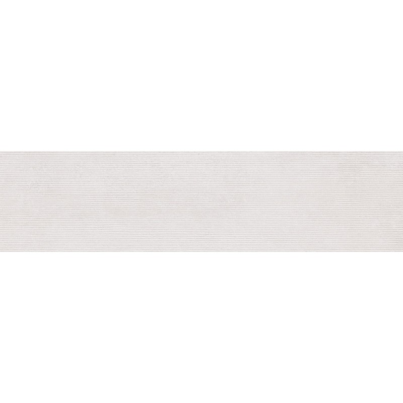 Mexen Oryol Liner White glasiertes rektifiziertes Feinsteinzeug G1, Wandfliese 120 x 30 cm, geschnitzt - TL708-120-030-50