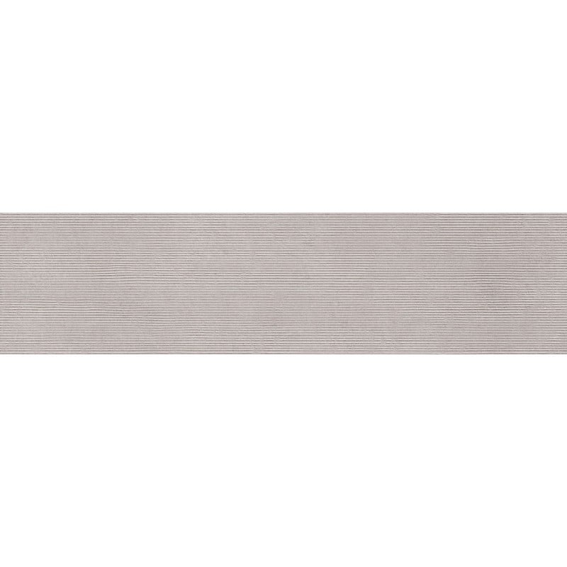 Mexen Oryol Liner Gris glasiertes Feinsteinzeug rekt. G1, Wandfliese 120 x 30 cm, Carving - TL708-120-030-51