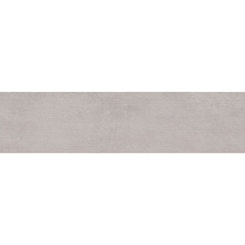 Mexen Oryol Liner Gris glasiertes Feinsteinzeug rekt. G1, Wandfliese 120 x 30 cm, Carving - TL708-120-030-51