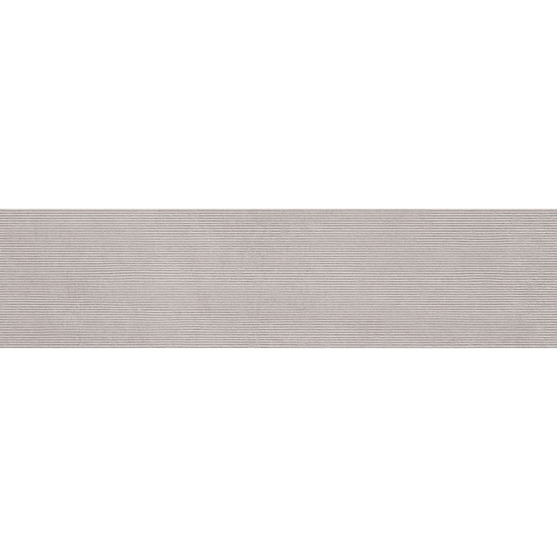 Mexen Oryol Liner Gris glasiertes Feinsteinzeug rekt. G1, Wandfliese 120 x 30 cm, Carving - TL708-120-030-51
