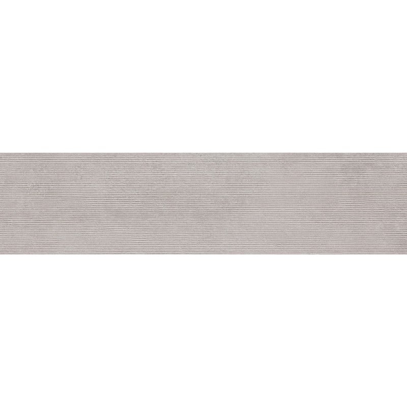 Mexen Oryol Liner Gris glasiertes Feinsteinzeug rekt. G1, Wandfliese 120 x 30 cm, Carving - TL708-120-030-51