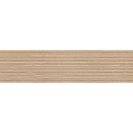 Mexen Oryol Liner Beige glasiertes Feinsteinzeug rektifiziert. G1, Wandfliese 120 x 30 cm, Carving - TL708-120-030-56