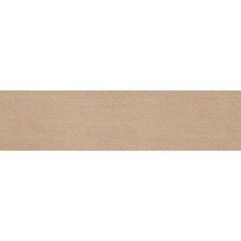 Mexen Oryol Liner Beige glasiertes Feinsteinzeug rektifiziert. G1, Wandfliese 120 x 30 cm, Carving - TL708-120-030-56