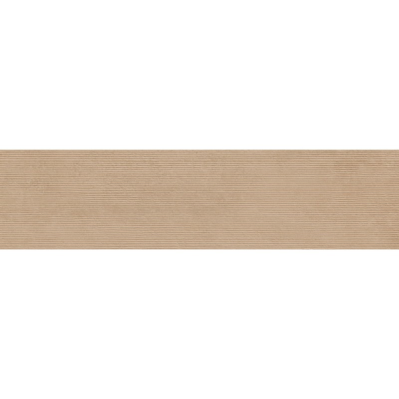 Mexen Oryol Liner Beige glasiertes Feinsteinzeug rektifiziert. G1, Wandfliese 120 x 30 cm, Carving - TL708-120-030-56