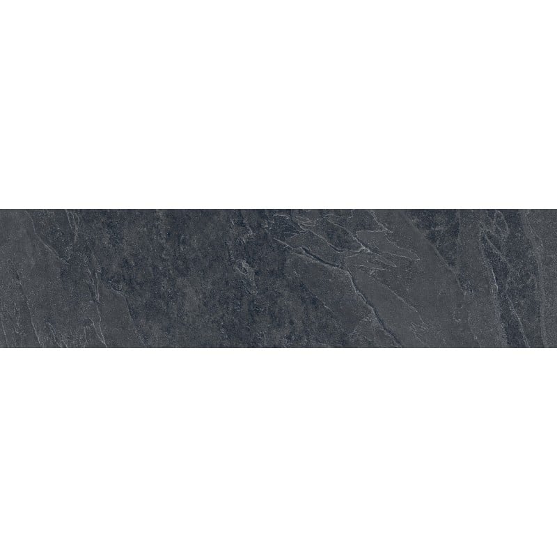 Mexen Ravena Nero glasiertes Feinsteinzeug rektifiziert G1, Boden- und Wandfliese 120 x 30 cm, matt - TL712-120-030-02