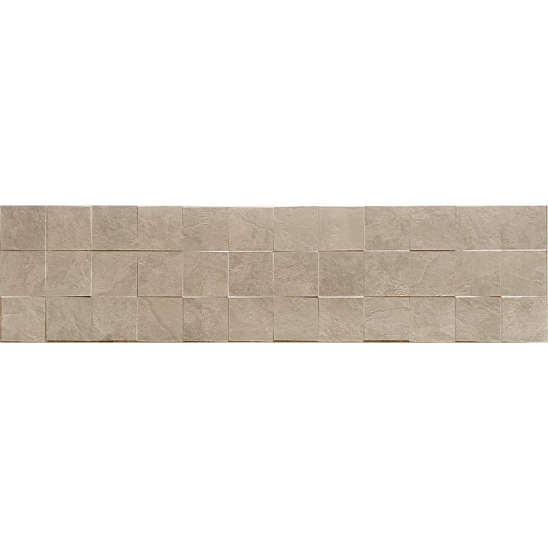 Mexen Icon Lyon Beige glasiertes Feinsteinzeug, rekt. G1, Wandfliese 120 x 30 cm, matt - TL712-120-030-50