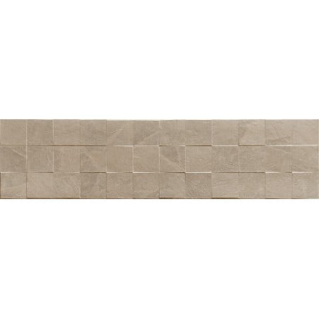 Mexen Icon Lyon Beige glasiertes Feinsteinzeug, rekt. G1, Wandfliese 120 x 30 cm, matt - TL712-120-030-50