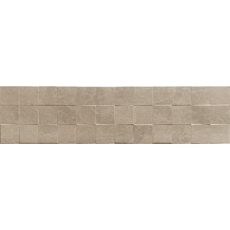 Mexen Icon Lyon Beige glasiertes Feinsteinzeug, rekt. G1, Wandfliese 120 x 30 cm, matt - TL712-120-030-50