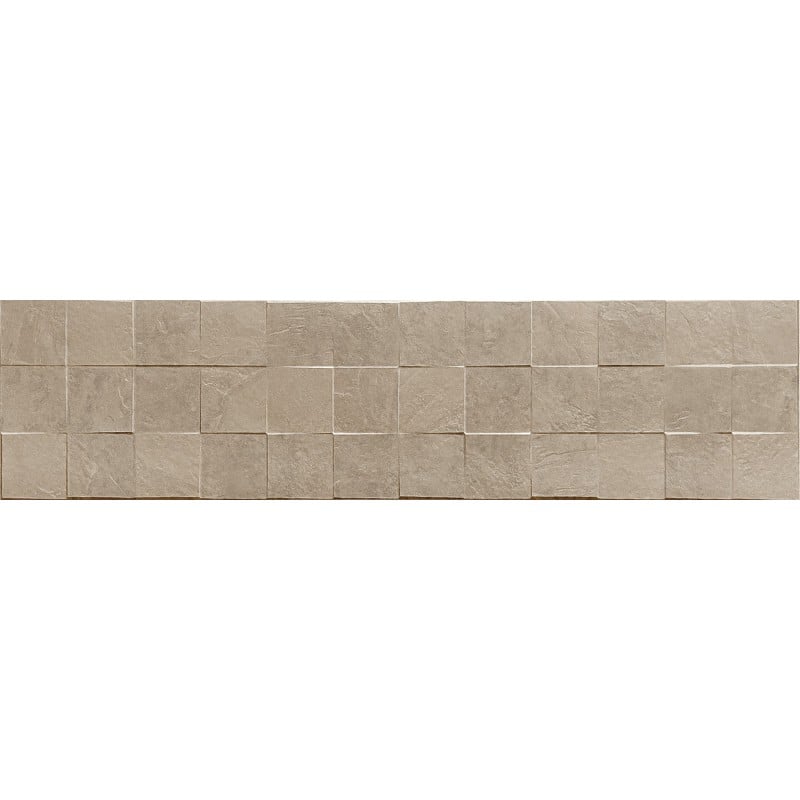 Mexen Icon Lyon Beige glasiertes Feinsteinzeug, rekt. G1, Wandfliese 120 x 30 cm, matt - TL712-120-030-50
