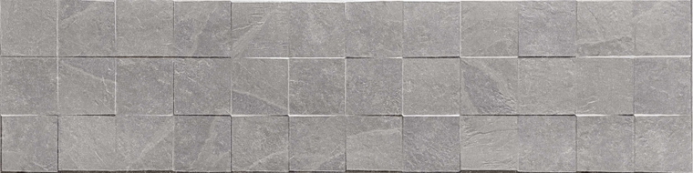 Mexen Icon Lyon Grigio glasiertes Feinsteinzeug rek. G1, Wandfliese 120 x 30 cm, matt - TL712-120-030-51