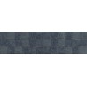 Mexen Icon Lyon Nero glasierter Feinsteinzeug rekt. G1, Wandfliese 120 x 30 cm, matt - TL712-120-030-52