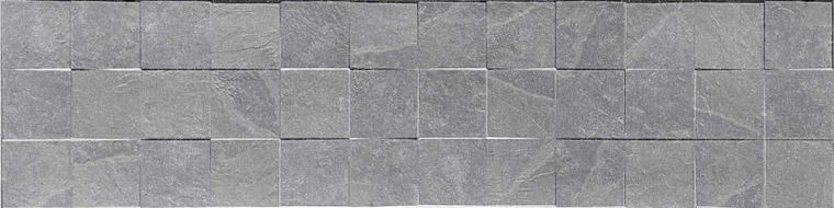 Mexen Icon Lyon Gris glasiertes Feinsteinzeug rekt. G1, Wandfliese 120 x 30 cm, matt - TL712-120-030-54