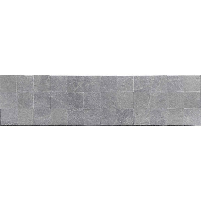 Mexen Icon Lyon Gris glasiertes Feinsteinzeug rekt. G1, Wandfliese 120 x 30 cm, matt - TL712-120-030-54