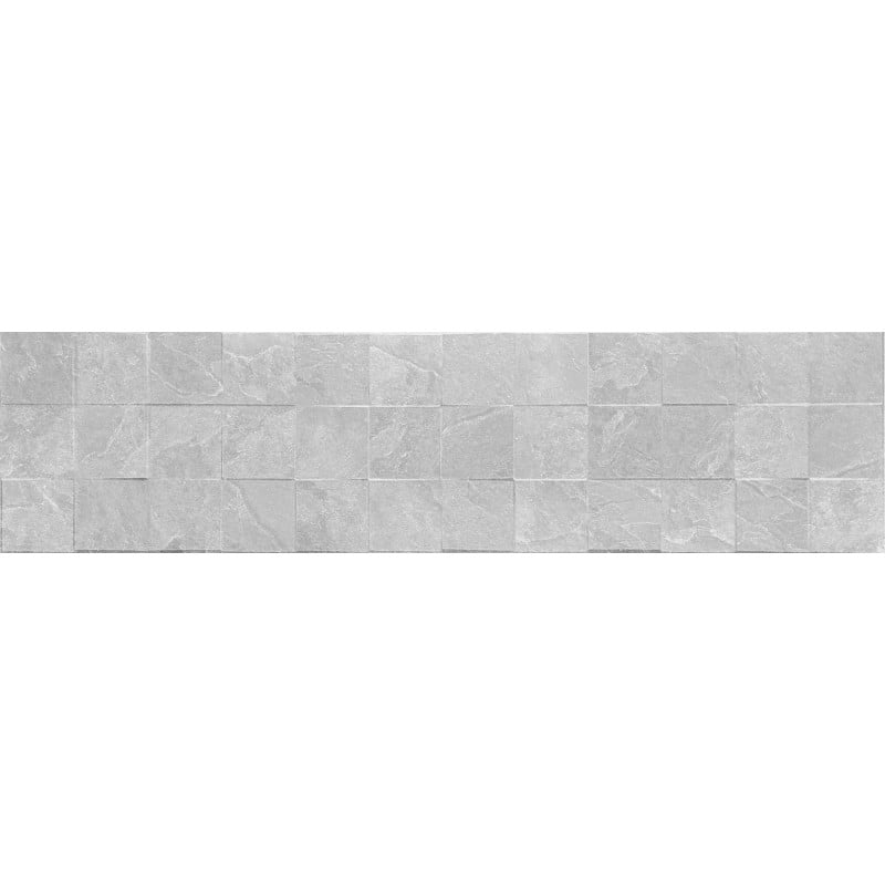 Mexen Icon Lyon Silver glasiertes Rekt. G1, Wandfliese 120 x 30 cm, matt - TL712-120-030-55