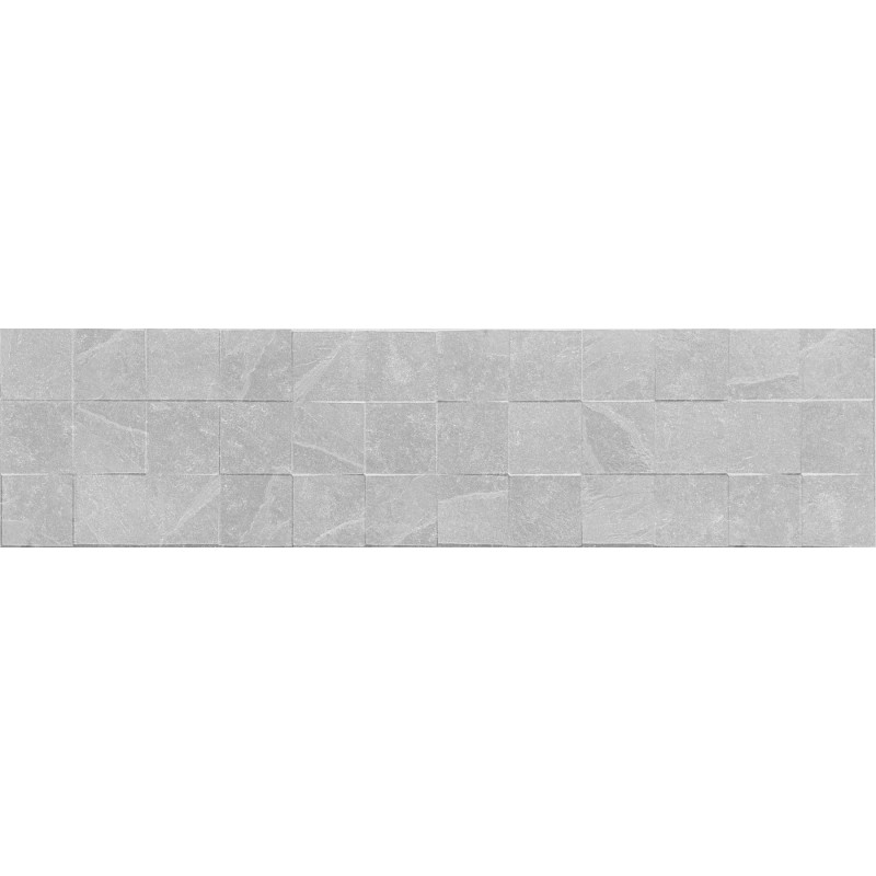 Mexen Icon Lyon Silver glasiertes Rekt. G1, Wandfliese 120 x 30 cm, matt - TL712-120-030-55