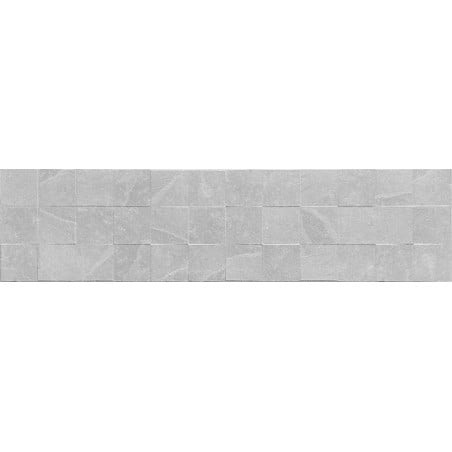 Mexen Icon Lyon Silver glasiertes Rekt. G1, Wandfliese 120 x 30 cm, matt - TL712-120-030-55