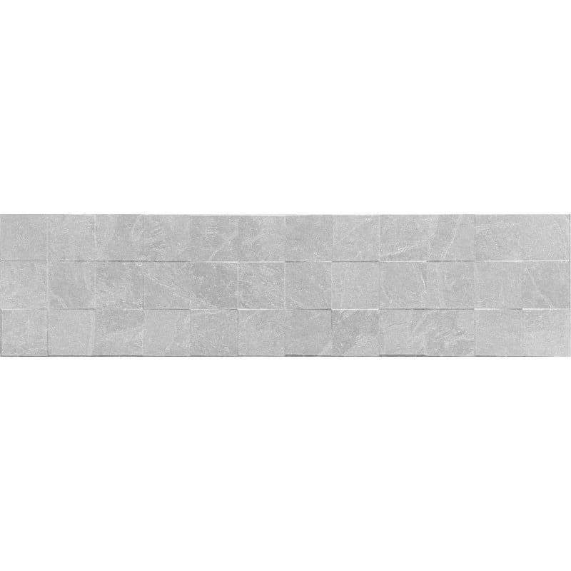 Mexen Icon Lyon Silver glasiertes Rekt. G1, Wandfliese 120 x 30 cm, matt - TL712-120-030-55