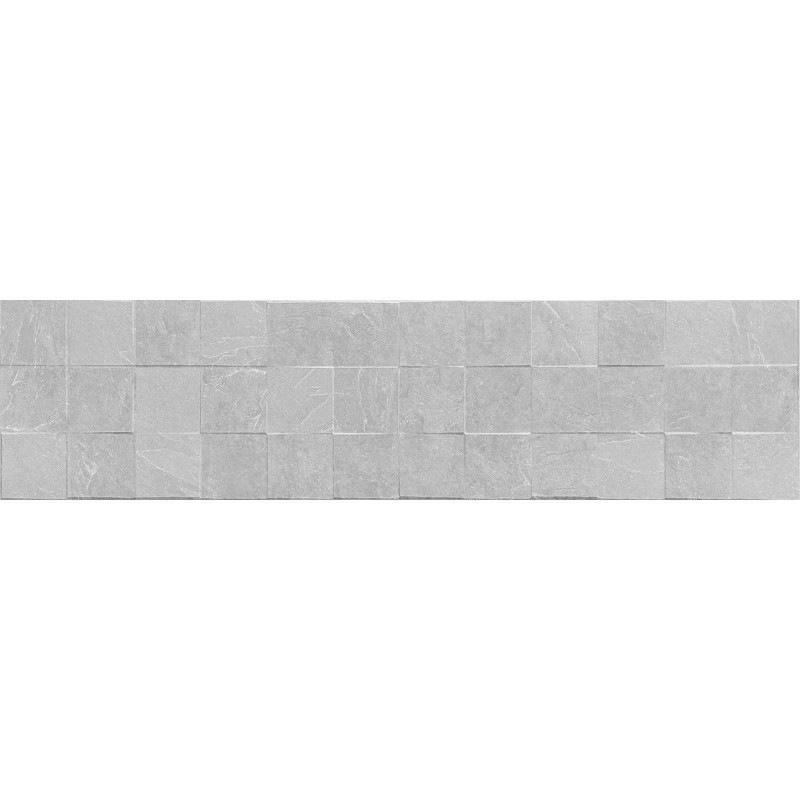 Mexen Icon Lyon Silver glasiertes Rekt. G1, Wandfliese 120 x 30 cm, matt - TL712-120-030-55
