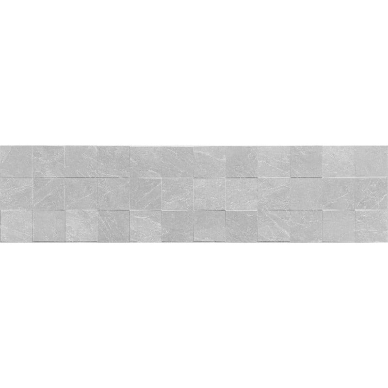 Mexen Icon Lyon Silver glasiertes Rekt. G1, Wandfliese 120 x 30 cm, matt - TL712-120-030-55