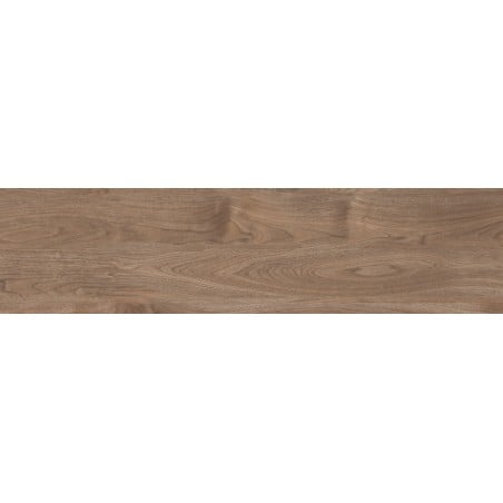 Mexen Riga Brauner glasiertes Feinsteinzeug rekt. G1, Holzoptikfliese für Boden- und Wandverkleidung 120 x 30 cm, matt